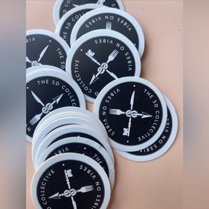 2" Indoor San Diego California Social Club  Surf Skate Adventure  Sticker Decal